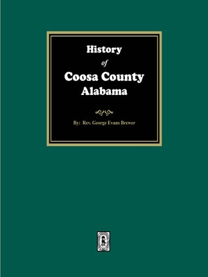 cover image of History of Coosa County, Alabama